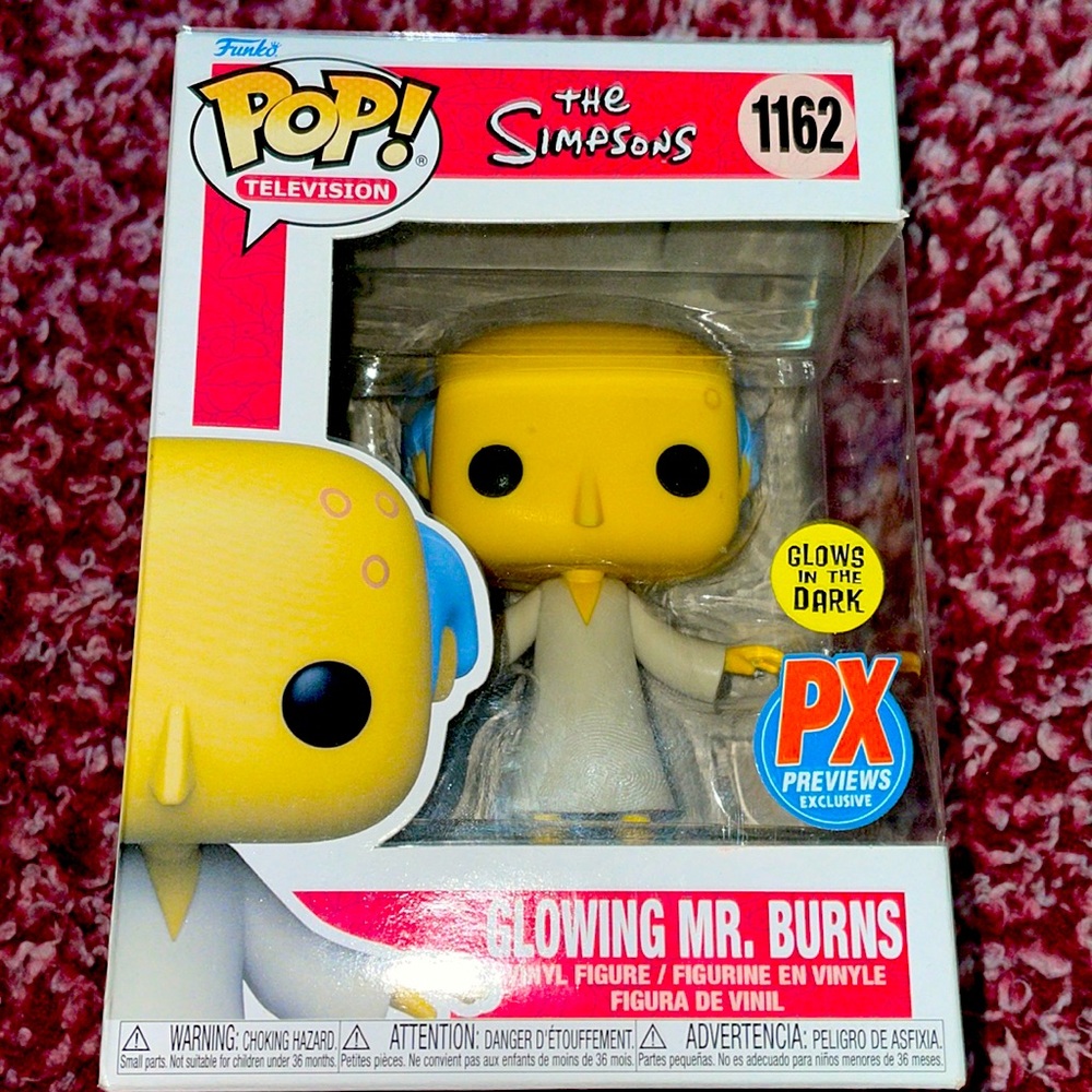 Funko Pop Glowing Mr. Burns